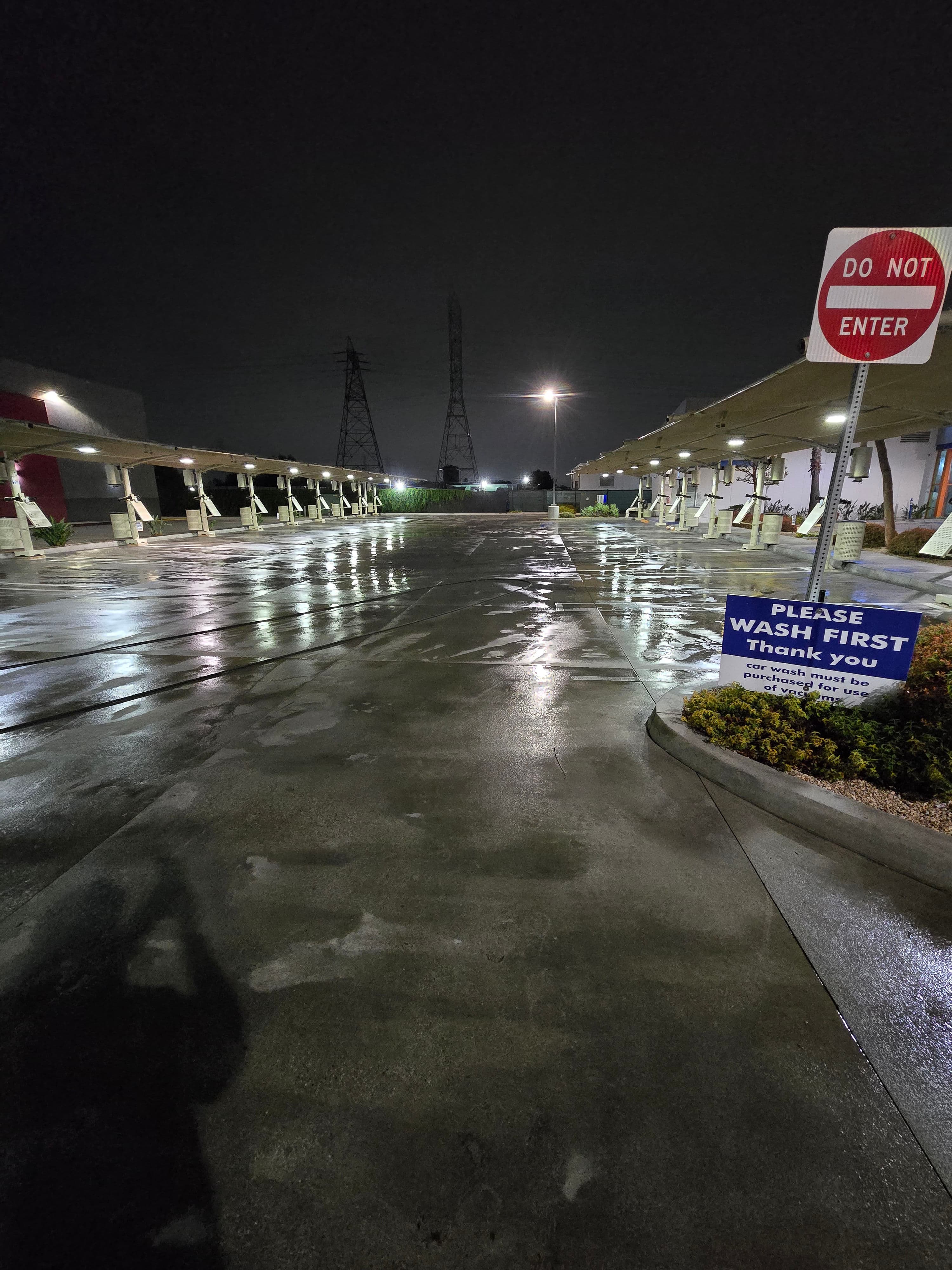 Project Car Wash Lot Cleaned and Prepped for Fresh Striping image