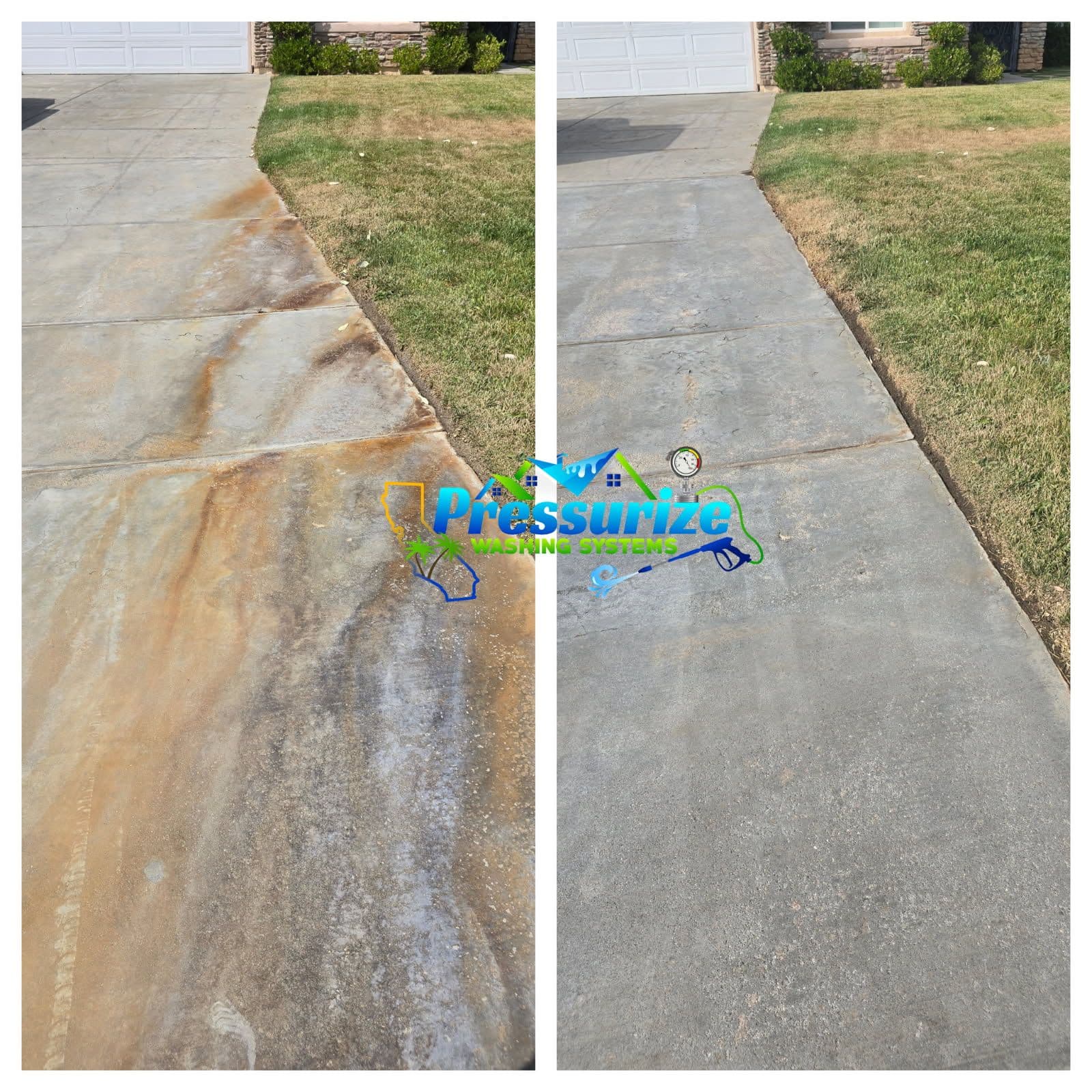 Rust and Dirt Stain Removal with Expert Pressure Washing image