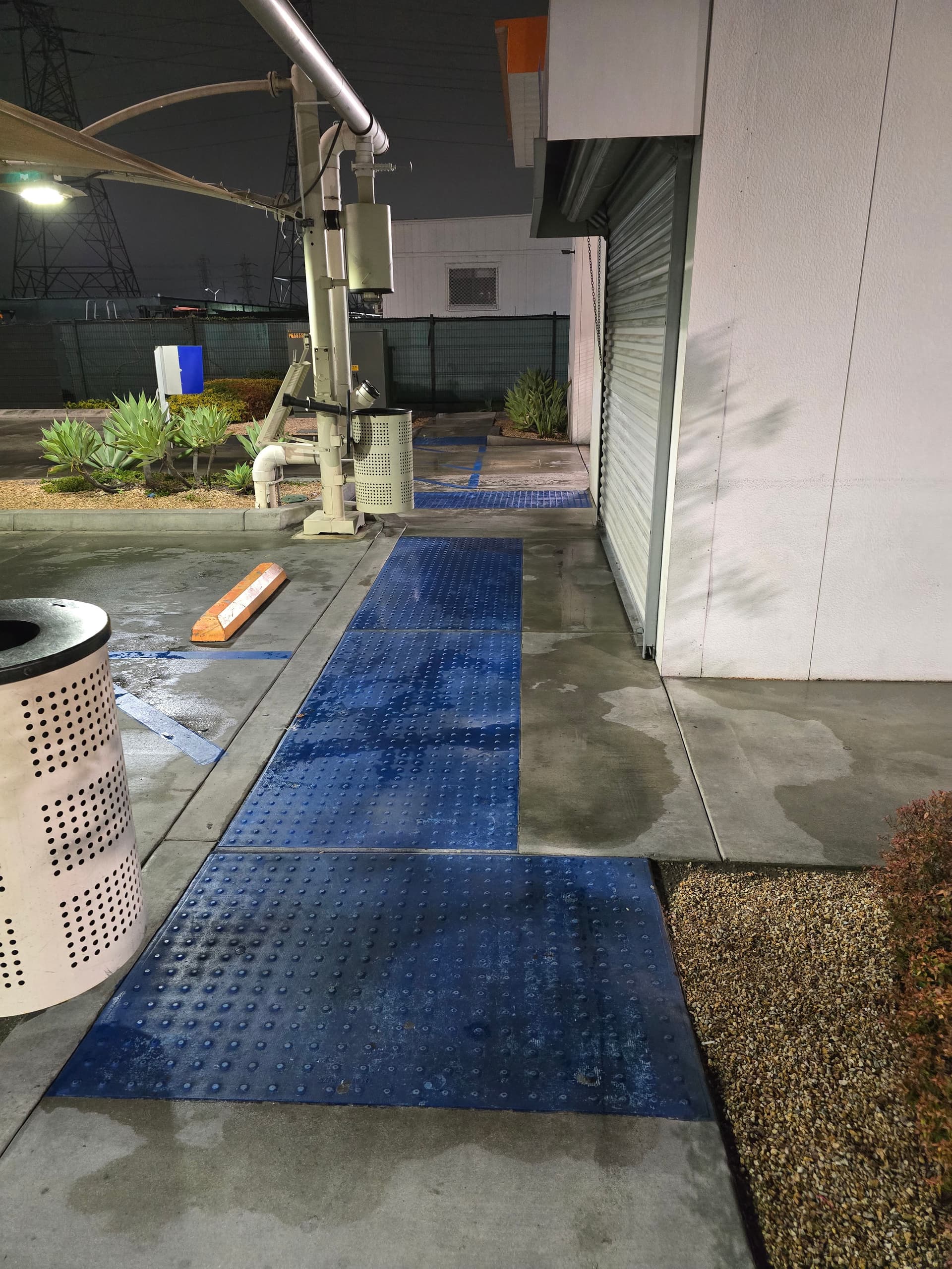 Gallery photos for Car Wash Lot Cleaned and Prepped for Fresh Striping: Image #4