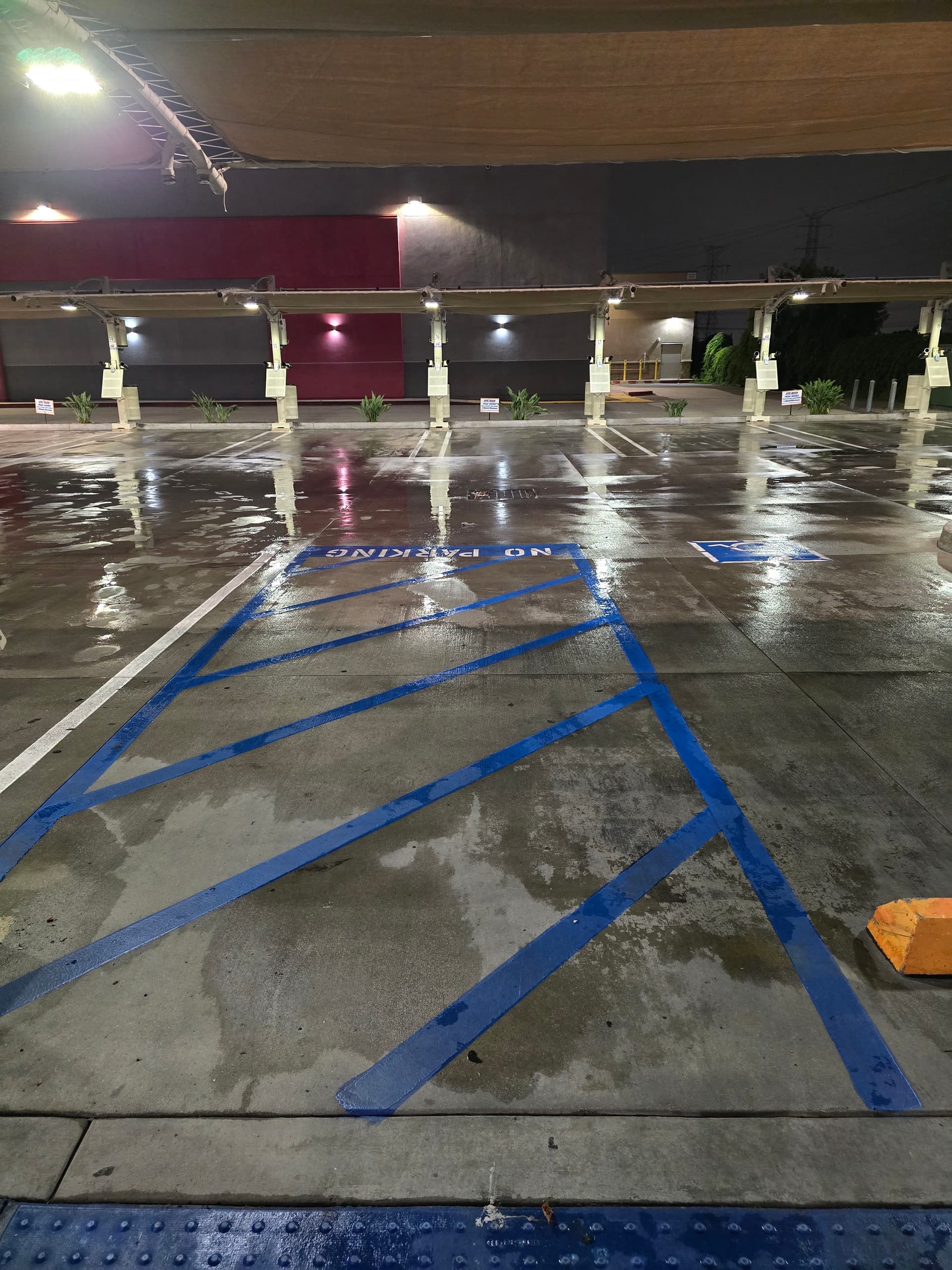 Gallery photos for Car Wash Lot Cleaned and Prepped for Fresh Striping: Image #3