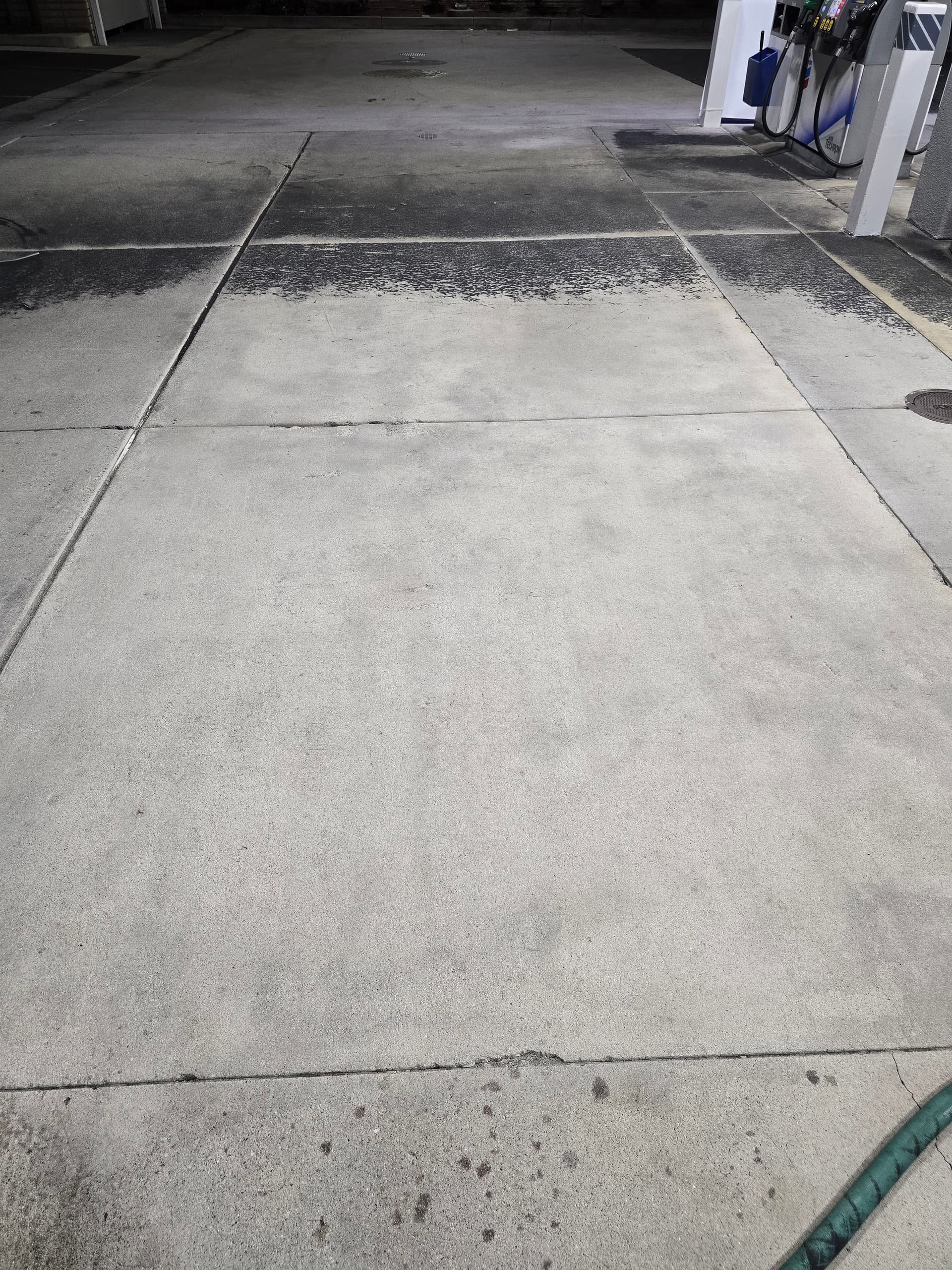Gallery photos for Gas Station Concrete Deep Clean with Pressure Washing and Sandblasting: Image #8