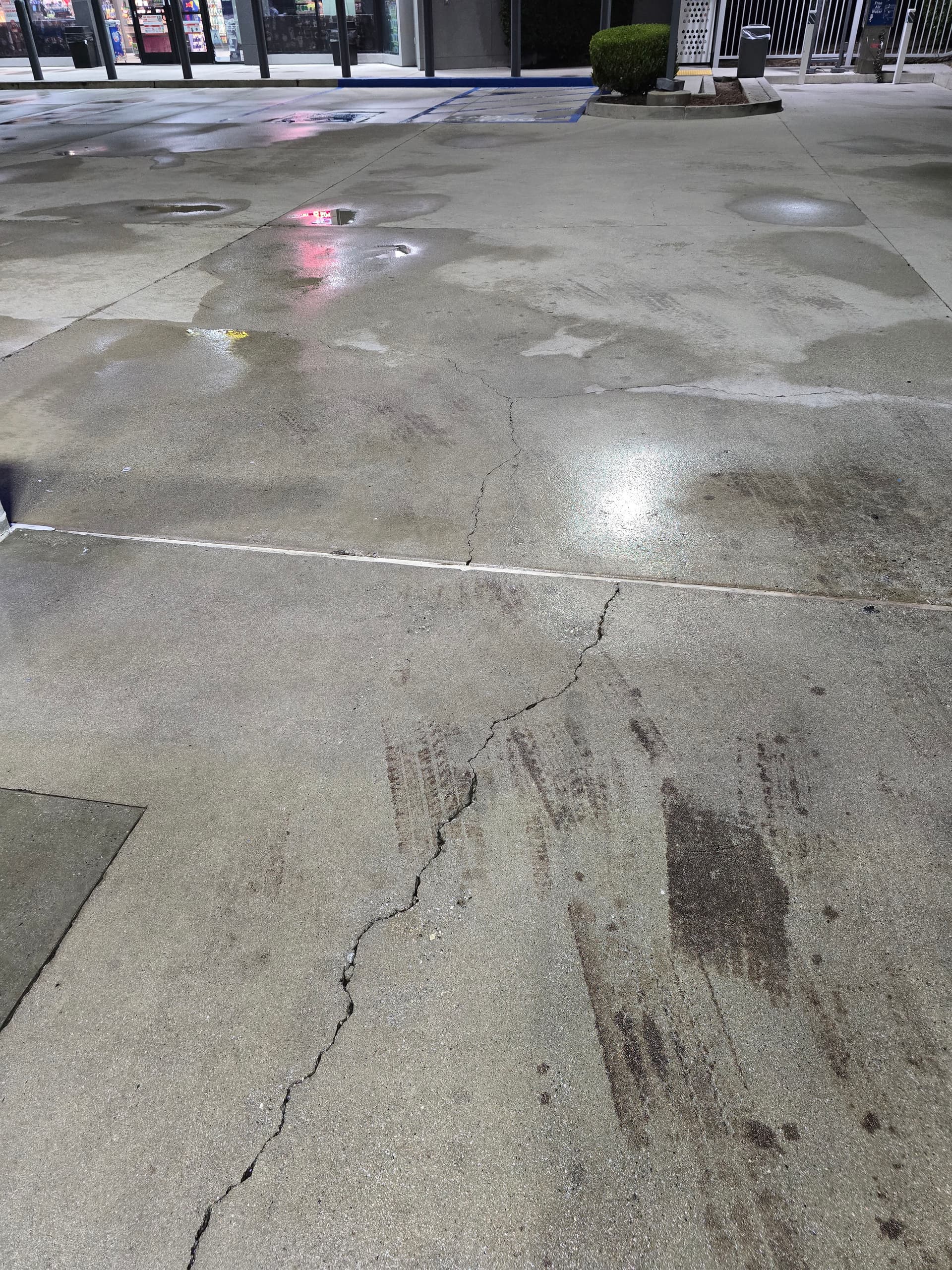 Gallery photos for Gas Station Concrete Deep Clean with Pressure Washing and Sandblasting: Image #6