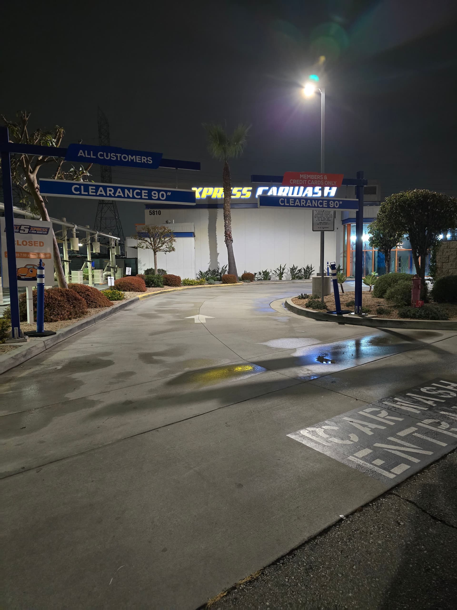 Gallery photos for Car Wash Lot Cleaned and Prepped for Fresh Striping: Image #5