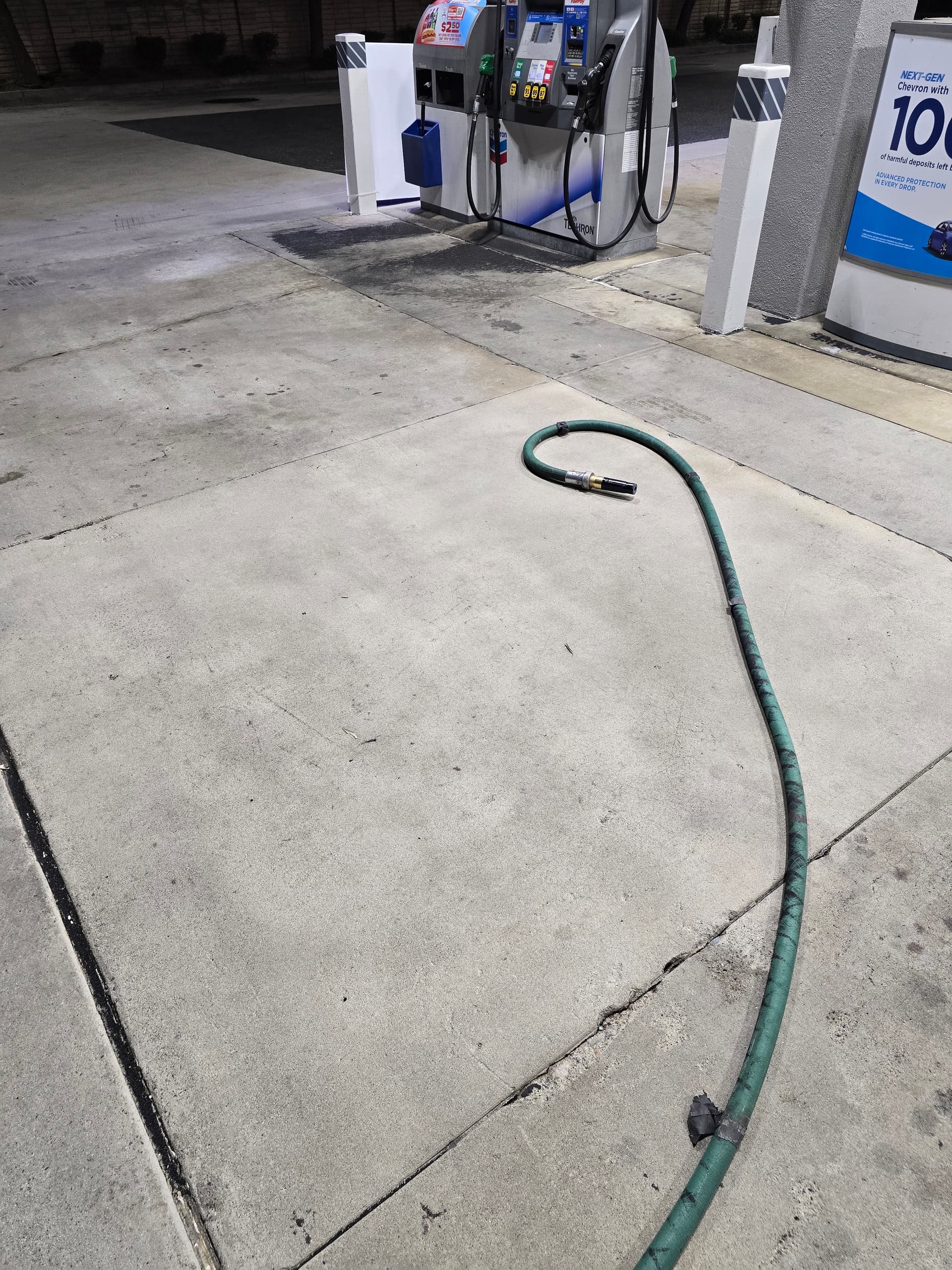 Gallery photos for Gas Station Concrete Deep Clean with Pressure Washing and Sandblasting: Image #7