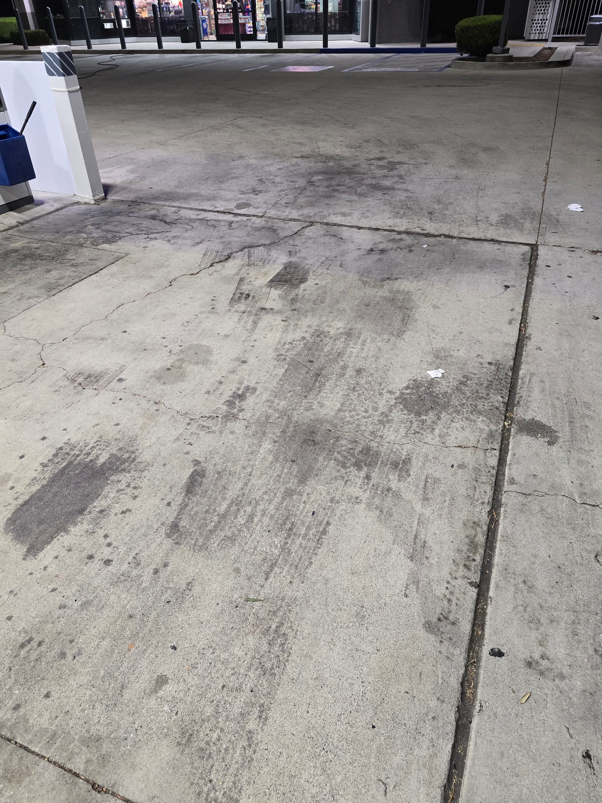 Gallery photos for Gas Station Concrete Deep Clean with Pressure Washing and Sandblasting: Image #3