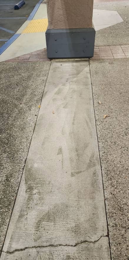 pressure washing mistake on pavement